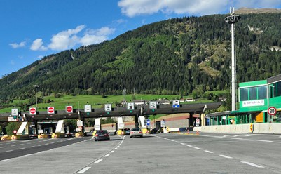 Mautstelle St. Michael auf der A 10 Tauern Autobahn