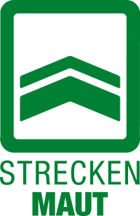Grünes Logo der Streckenmaut